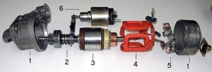 starter motor components